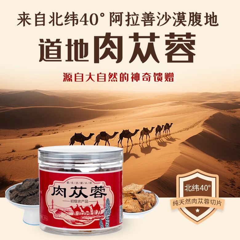 肉苁蓉切片（鲜干片）产品图